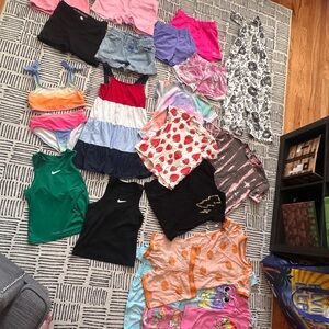 Girls summer clothes bundle M